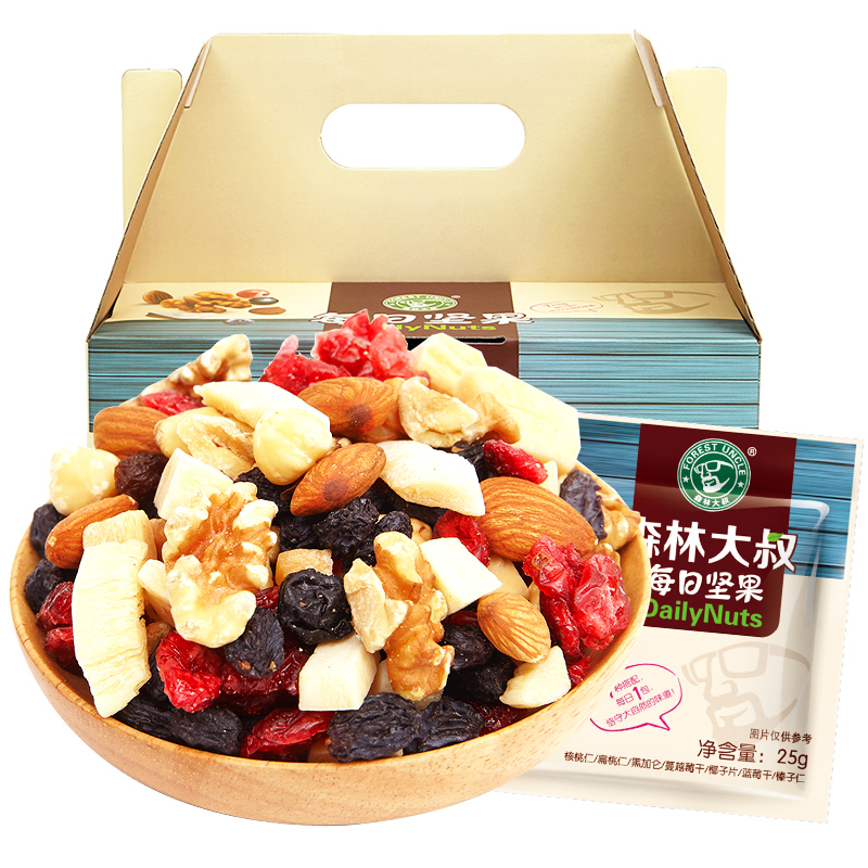 混合坚果30包零食果仁果干组合装