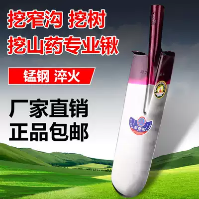 Dig Yam dedicated spade shovel beach combing agricultural tools steel thickened jian qiao narrow spade trenching spade long spade Home