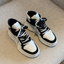 Givenivan comfort bursting with ~ new high help casual parquet of real leather thick underfloor heightening and warm female insole