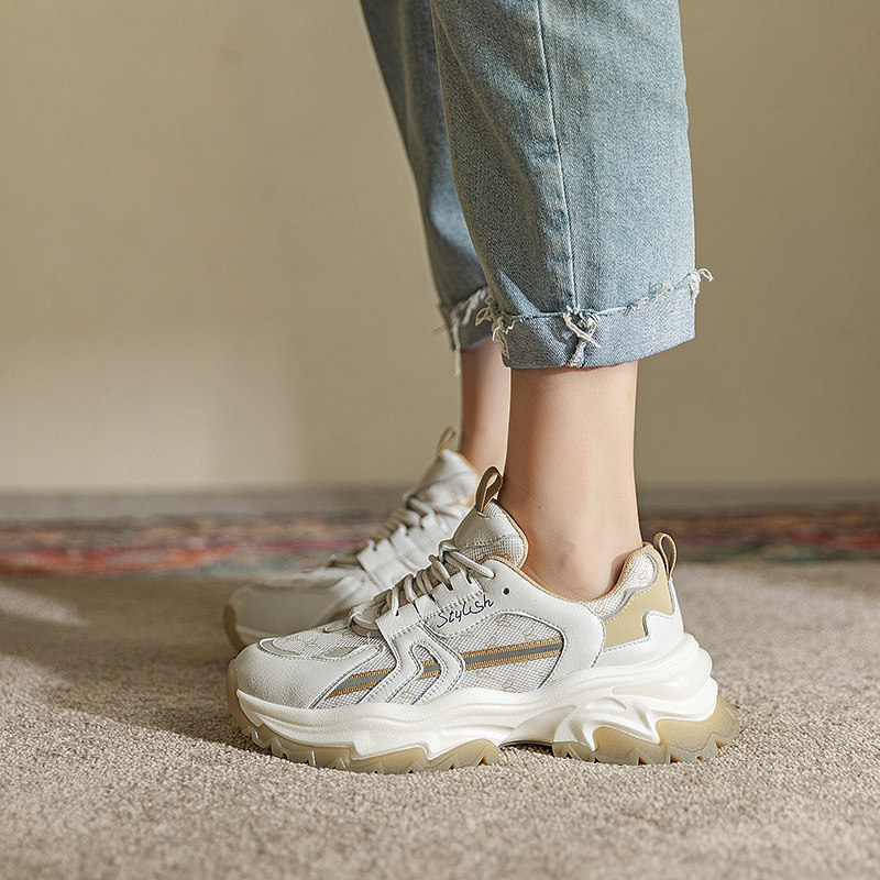 Givenivan Super Ocean Parallel Ferry Photosphere Small~Comfortable age thick soles Daddy shoes increase leisure sneakers 5