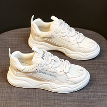 Givenivan genuine leather small white shoes 2022 Early spring new women Breathable Fashion Sneaker Boomers Old Daddy Shoes