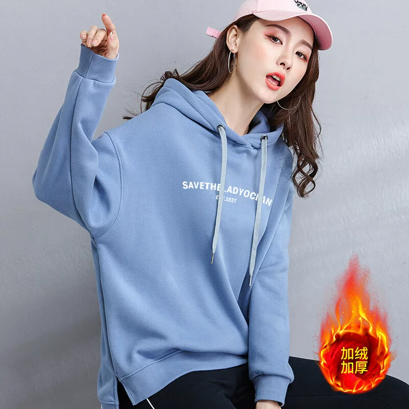Брендовый весенний худи с капюшоном длинный Tide, корейский стиль, коллекция 2021 года, средней длины