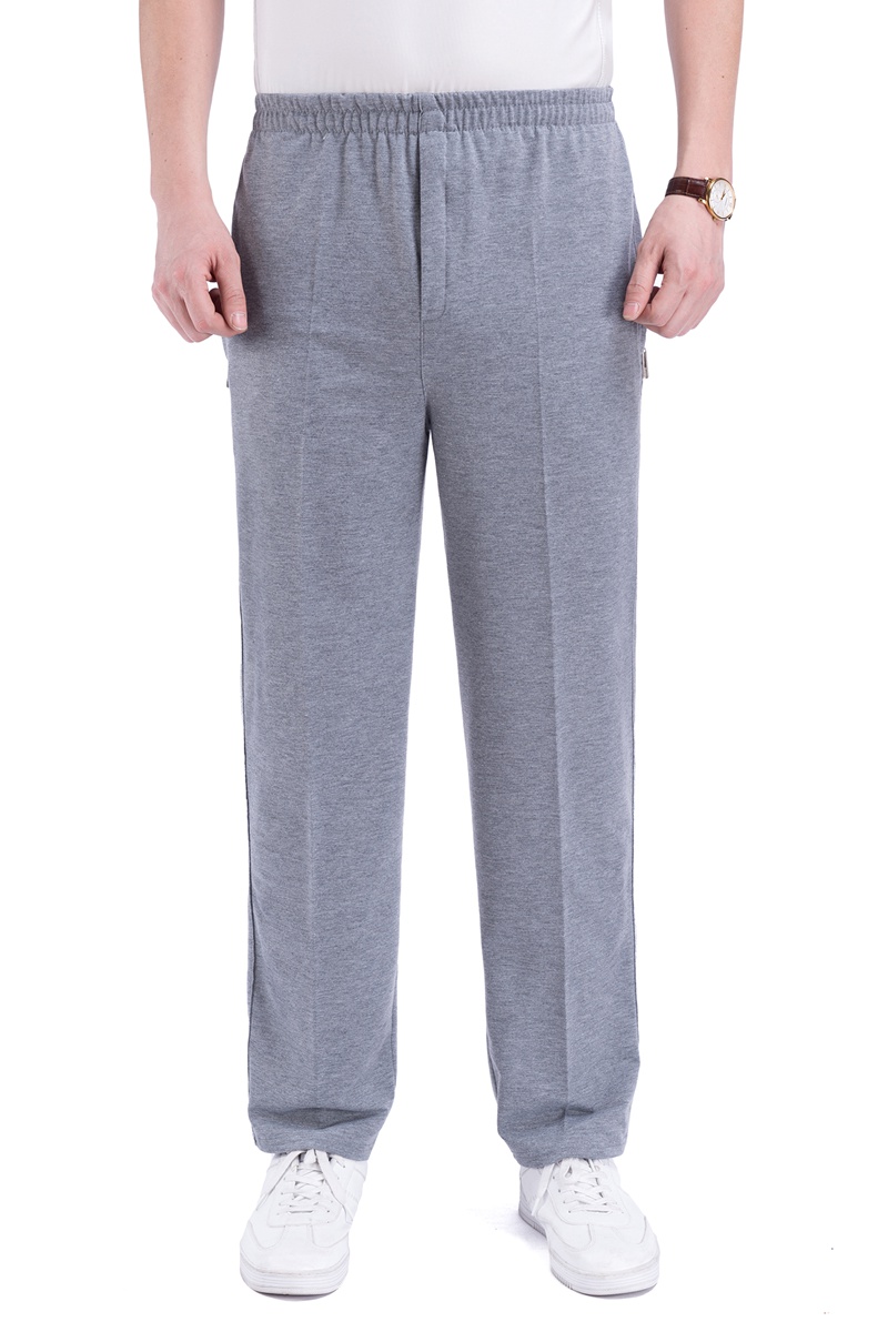Quần thể thao trung niên và cao tuổi quần nam mùa xuân và mùa hè Quần mỏng trung niên - Crop Jeans quần thể thao