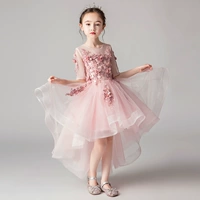 Áo cưới trẻ em cô gái trang phục piano hoa cô gái váy công chúa váy sinh nhật chủ nhà buổi tối cô gái - Váy trẻ em váy công chúa cho bé gái 12 tuổi