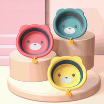 Newborn baby washbasin baby wash Ass child can hang foldable footbath cartoon boy girl trumpet