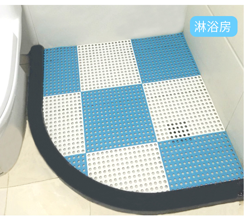 DIY phòng tắm phòng tắm vòi sen chống trượt mat nước thảm phòng tắm nhà vệ sinh có thể được cắt mat mat khâu mat thảm chùi chân cao cấp