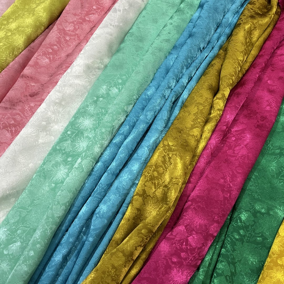 春夏仿真丝烟花提花面料古风中式暗纹旗袍汉服唐装衬衫裙子布料，穿越时空的美！-汉服面料-淘宝好物网, image size:1080x1080