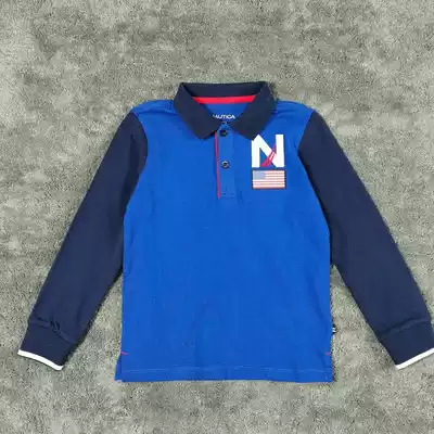 Nodi * NAUT * CA boys long sleeve POLO KNA8S2KTKB0202NB