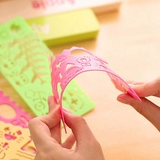 Японские и корейские канцелярские канцелярские товары Творческая прямая линейка шаблона шаблона