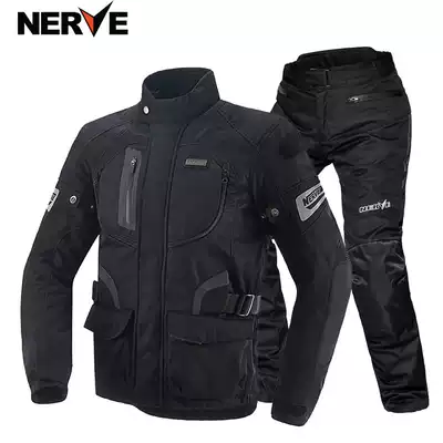 NERVE locomotive riding suit suit men winter waterproof drop-proof racing locomotive suit rally suit Four Seasons