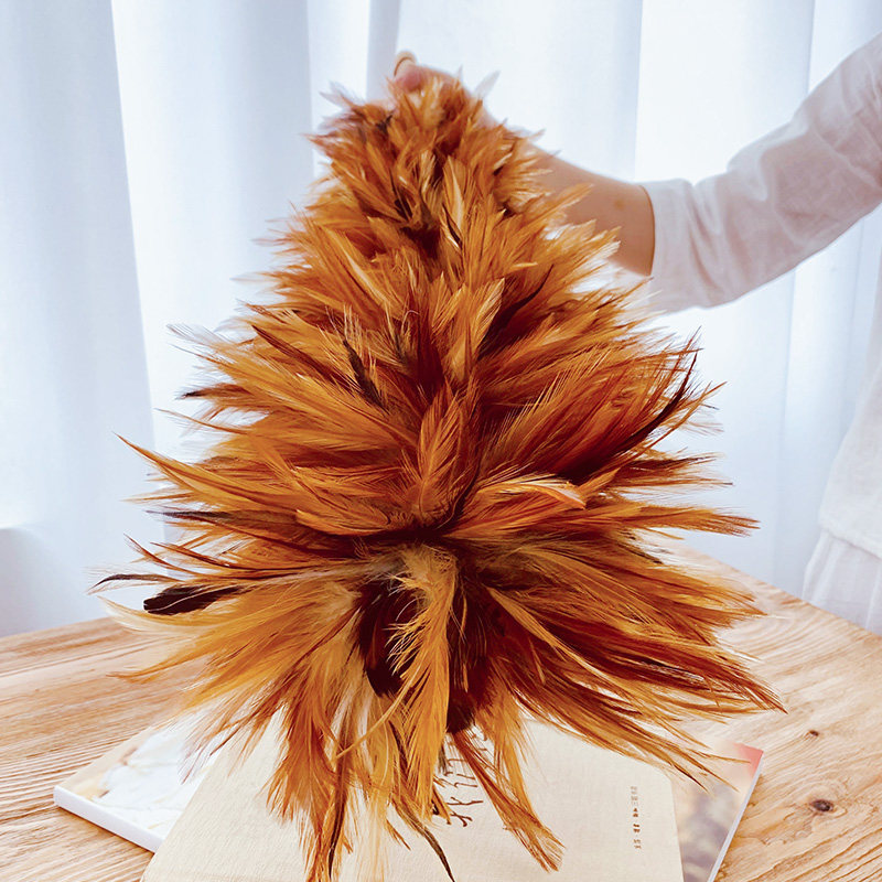 Pure Handmade Old-fashioned Chicken Hair Zen Zhens Dust Sweeping Shades of Genuine Chicken Hair wool Hair Brush with no-off hair carpets