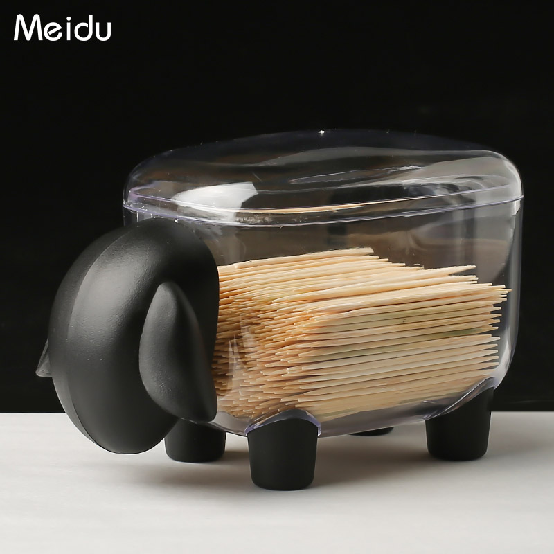 Toothpick box toothpick cylinder creative home kitchen minimalist portable bucket toothpick pot toothpick containing box debris containing tank