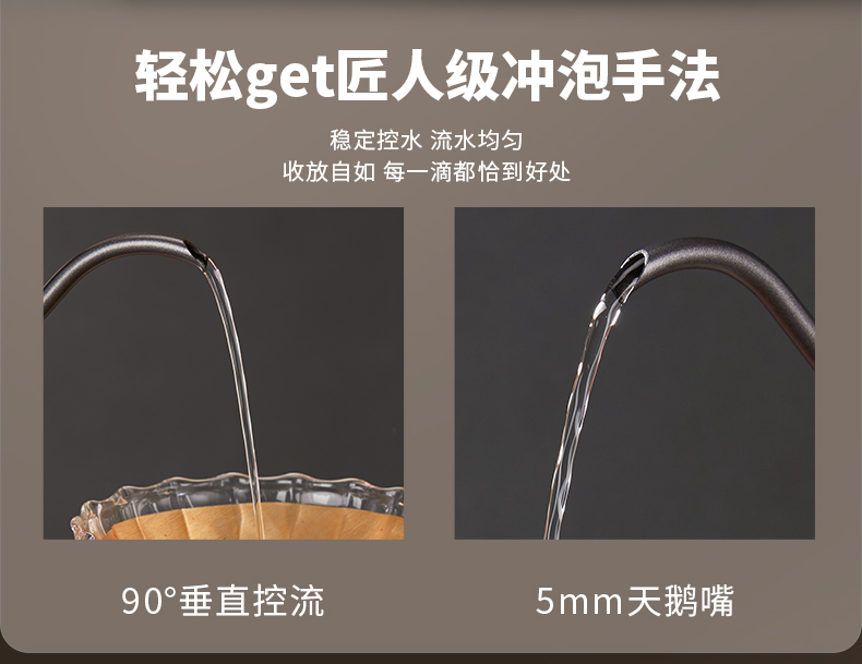 【中國直郵】 爪哇島 手沖咖啡壺套裝 手搖家用小型便攜高級禮盒研磨器俱全套手磨咖啡機 8件套