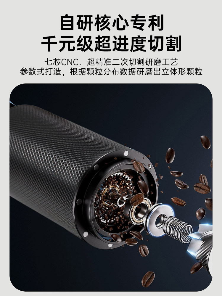 Hand-Cranked Coffee Grinder, Coffee Bean Grinder, Coffee Set, Household Manual Grinding Tool, Hand Grinder Coffee Machine