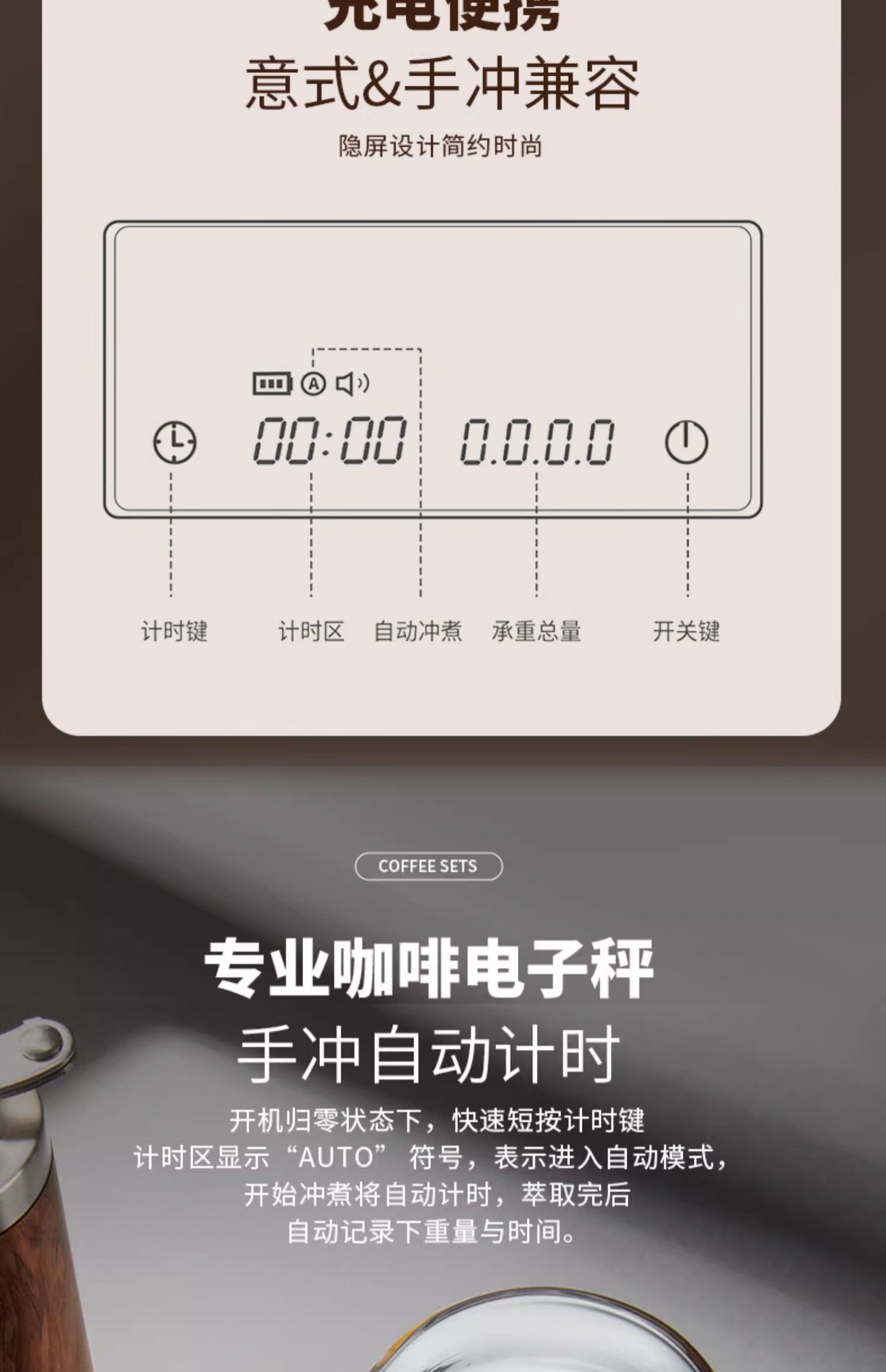 【中國直郵】 爪哇島 手沖咖啡壺套裝 手搖家用小型便攜高級禮盒研磨器俱全套手磨咖啡機 8件套