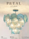 Italian Zeppelin Bedroom Ceiling Designer Style French Mid-Century Style New Room Dining Room Round Chandelier
