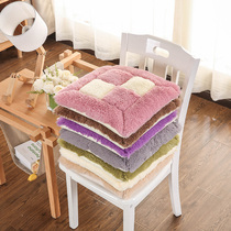 Plush cushion autumn and winter thickened chair cushion chair cushion tatami cushion office chair student stool dining chair cushion