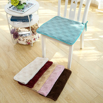 Autumn and winter horseshoe chair cushion plush warm chair cushion Chinese dining chair machine washable computer chair home non-slip