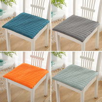 Corduroy seat cushion chair square seat cushion thickened cushion bedroom floor removable seat cushion office sedentary office
