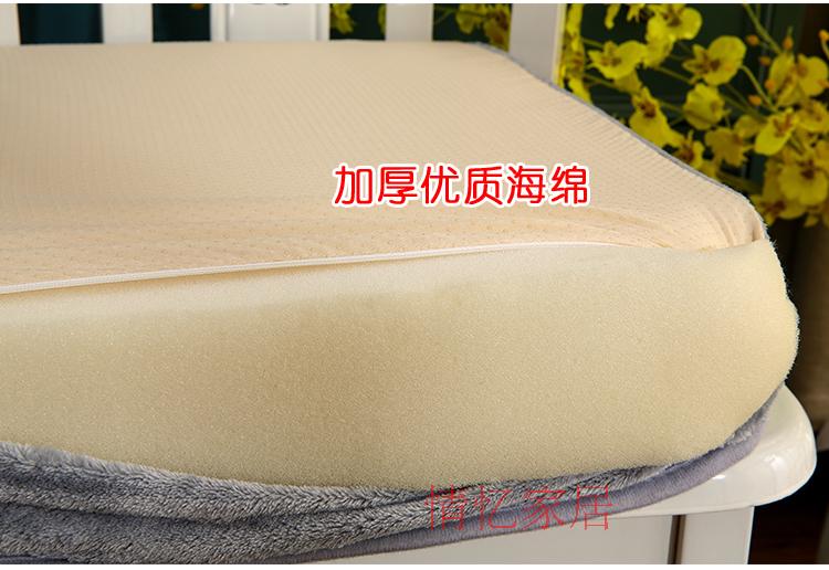 Sponge đệm đệm đệm mùa đông sang trọng gỗ gụ sofa đệm có thể tháo rời và có thể giặt cao rebound phổ quát ghế thảm lông trải ghế sofa