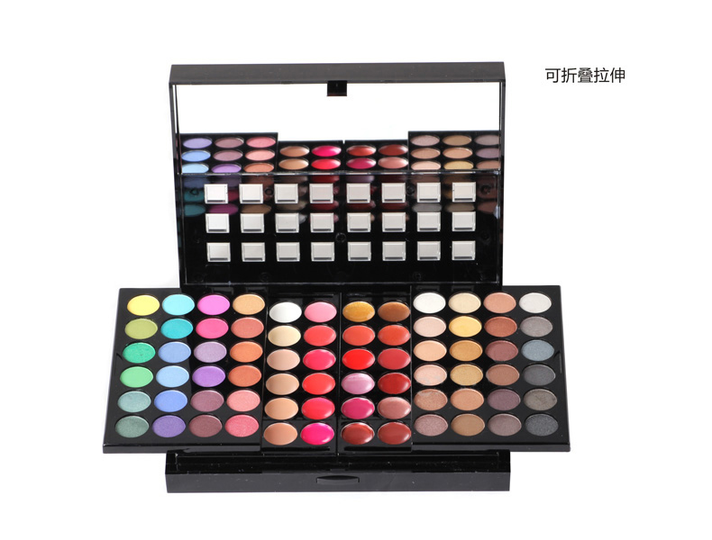Su Liya trang điểm hộp phấn trang điểm khay 78 bộ trang điểm đầy đủ set phấn mắt làm đẹp trang điểm ngọc trai - Bộ trang điểm chì kẻ chân mày