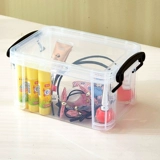 百居乐 Маленькая прозрачная коробка для хранения, портативная коробочка для хранения