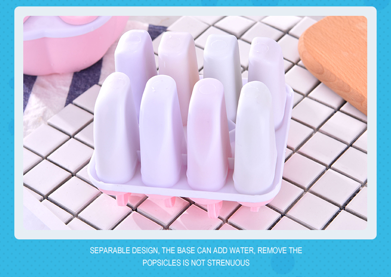 Sáng tạo phim hoạt hình khuôn kem không độc hại kem đông lạnh kem kem thanh kem làm cho popsicle khuôn nhà - Tự làm khuôn nướng khuôn làm bánh trung thu