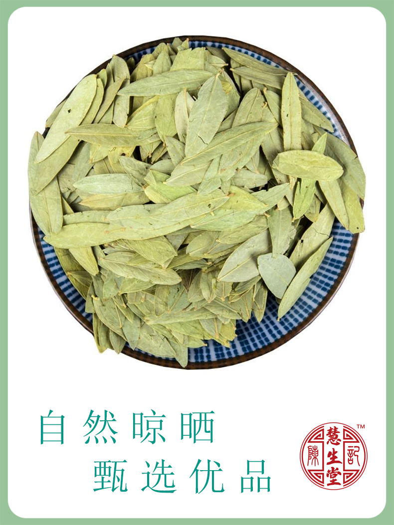 Selected hand-picked tomato leaves