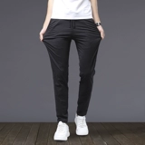 Летние мужские спортивные трендовые тонкие шелковые штаны, свободный прямой крой