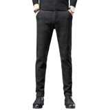 Осенние трендовые повседневные брюки, мужские универсальные шерстяные штаны