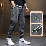 Летние тонкие джинсы, штаны для отдыха, свободный крой