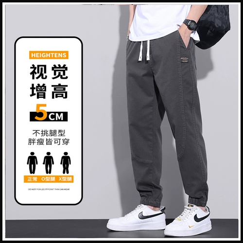 Демисезонные штаны, утепленные спортивные джинсы с начесом, 2024 года, свободный крой