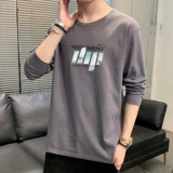 Летний тонкий трендовый хлопковый лонгслив для отдыха, оверсайз