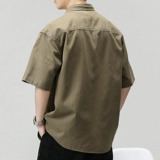 Летняя тонкая японская ретро трендовая весенняя рубашка, свободный крой