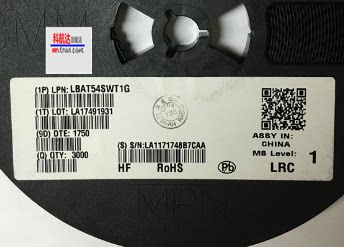 LBAT54SWT1G BAT54SW online version printed B8 patch SOT323 diode brand new original dress