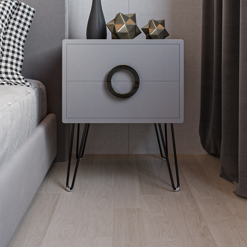 Tiger brand new Italian style light luxury solid wood safe invisible 60cm high family smart bedside cabinet home small invisible anti-theft fingerprint password with drawer bedside safe official flagship