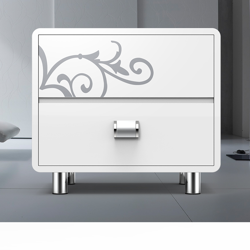 Tiger brand simple European fashion safe home anti-theft invisible 50cm high family bedroom bedside cabinet safe box small password invisible bedside model official flagship 3c certified smart safe - Taob