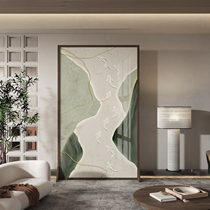 Screen partition living room modern minimalist mobile entrance to block office entrance decoration nine fish picture oil painting seat screen