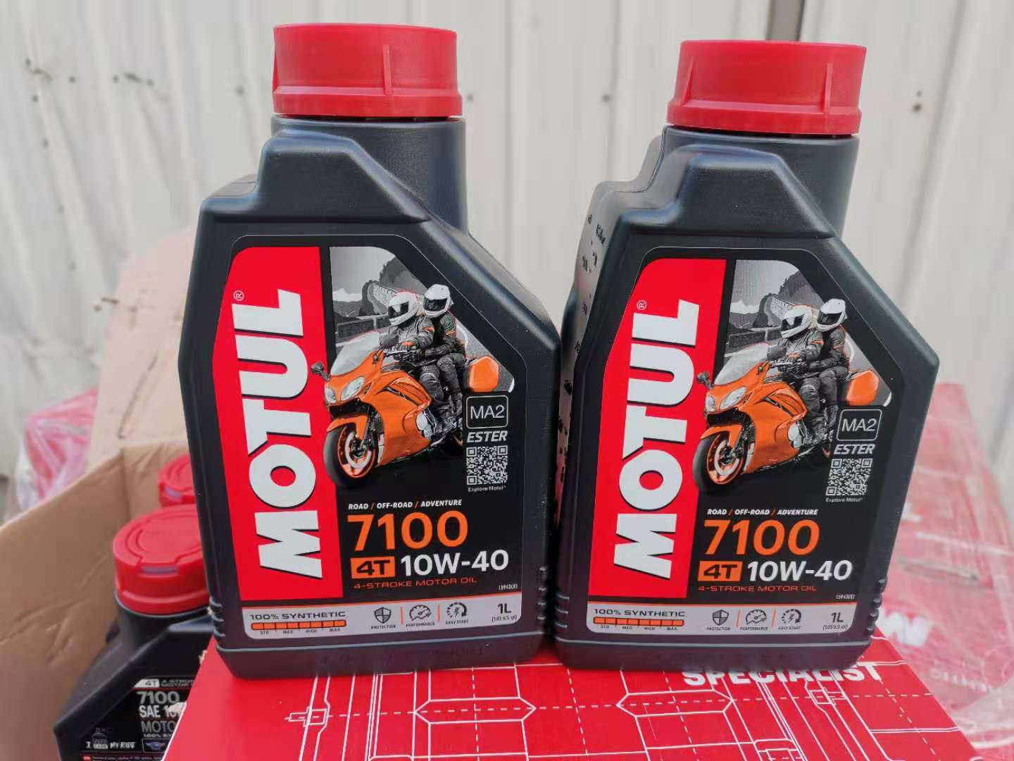 French Motte 7100 engine oil, lipids fully synthetic,