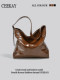 Ceekay Original Design Large-Capacity Tote Bag for Women 2026 New Pu Leather Fashionable Simple Commuter Crossbody Bag