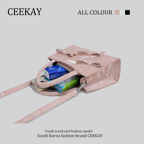 Ceekay, сумка через плечо с бантиком, подарок на день рождения