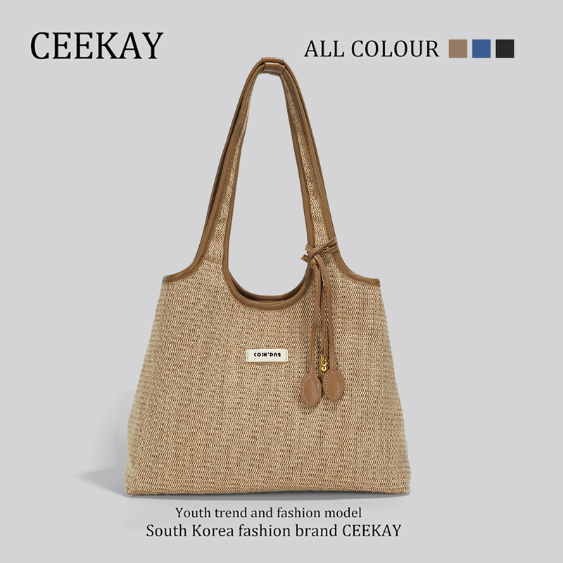 Ceekay Original High-End Simple Commuter Bag for Women 2026 New Large-Capacity Tote Bag for Class and Work