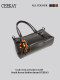Ceekay Original Retro Niche Tote Bag for Women, Large Capacity Commuter Shoulder Handbag, High-End Underarm Bag
