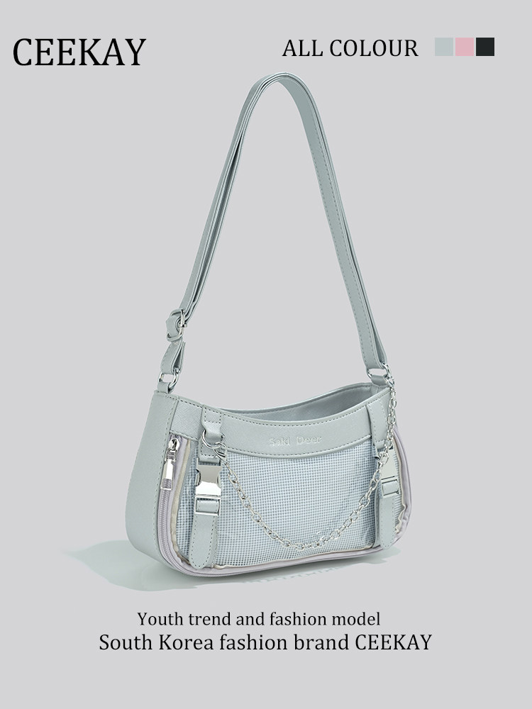 Ceekay Genuine Niche Design Y2K Sweet and Cool Girl Underarm Bag Trendy Bag for Women 2025 New Crossbody Bag