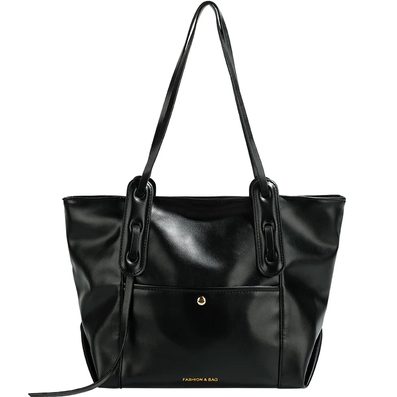 Ceekay, capacious one-shoulder bag, black shoulder bag