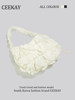 Ceekay Original Authentic Seaside Vacation Tote Underarm Bag Cloud Bag Women's New Pleated Lightweight Bubble Bag