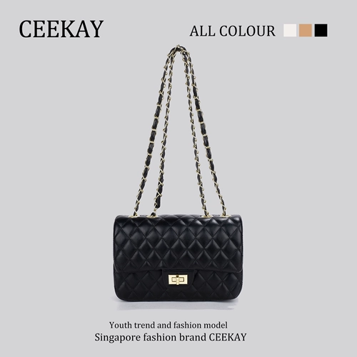 Ceekay, небольшая дизайнерская сумка через плечо, сумка на одно плечо, в стиле Шанель, премиум класс