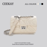 Ceekay, изысканная небольшая сумка, модная сумка через плечо, в стиле Шанель, городской стиль