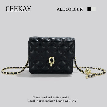 Ceekay Genuine High-End Mini Chain Bag Niche Design Small Bag for Women 2025 New Versatile Crossbody Bag