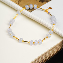 FS Jewelry 18k Purple Jade Bracelet